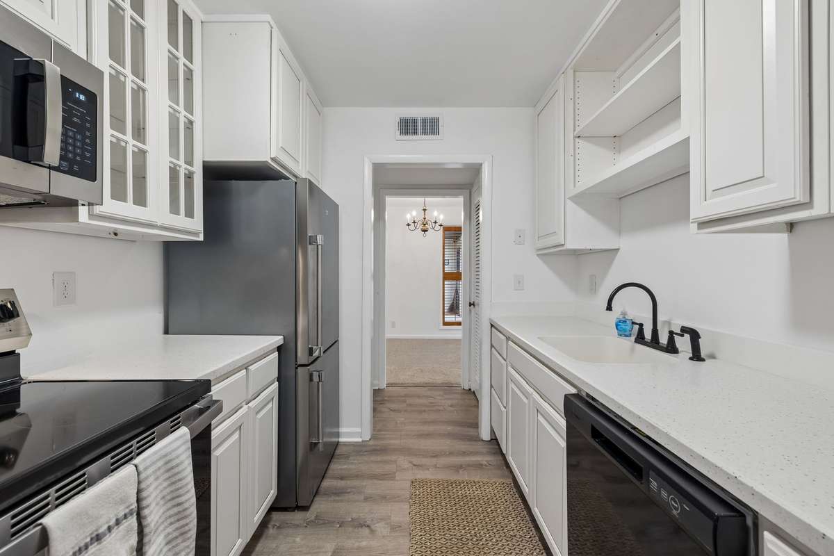 Welcome to 2116 Hobbs Rd, Bldg N, Unit 11 (located on first level)! Welcome to this home located near everything in Green Hills! The Kitchen has been remodeled with cabinets, counters, LVP flooring and new appliances (refrigerator near-new)!