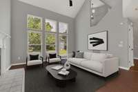 Living Room - staged