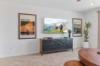 This is a photo of one of our model homes. Please know that some of the exterior and interior finishes, paint, and features may vary.