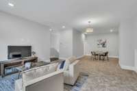 The bonus room can host many activities at once, making this a perfect place to complete any hobby!