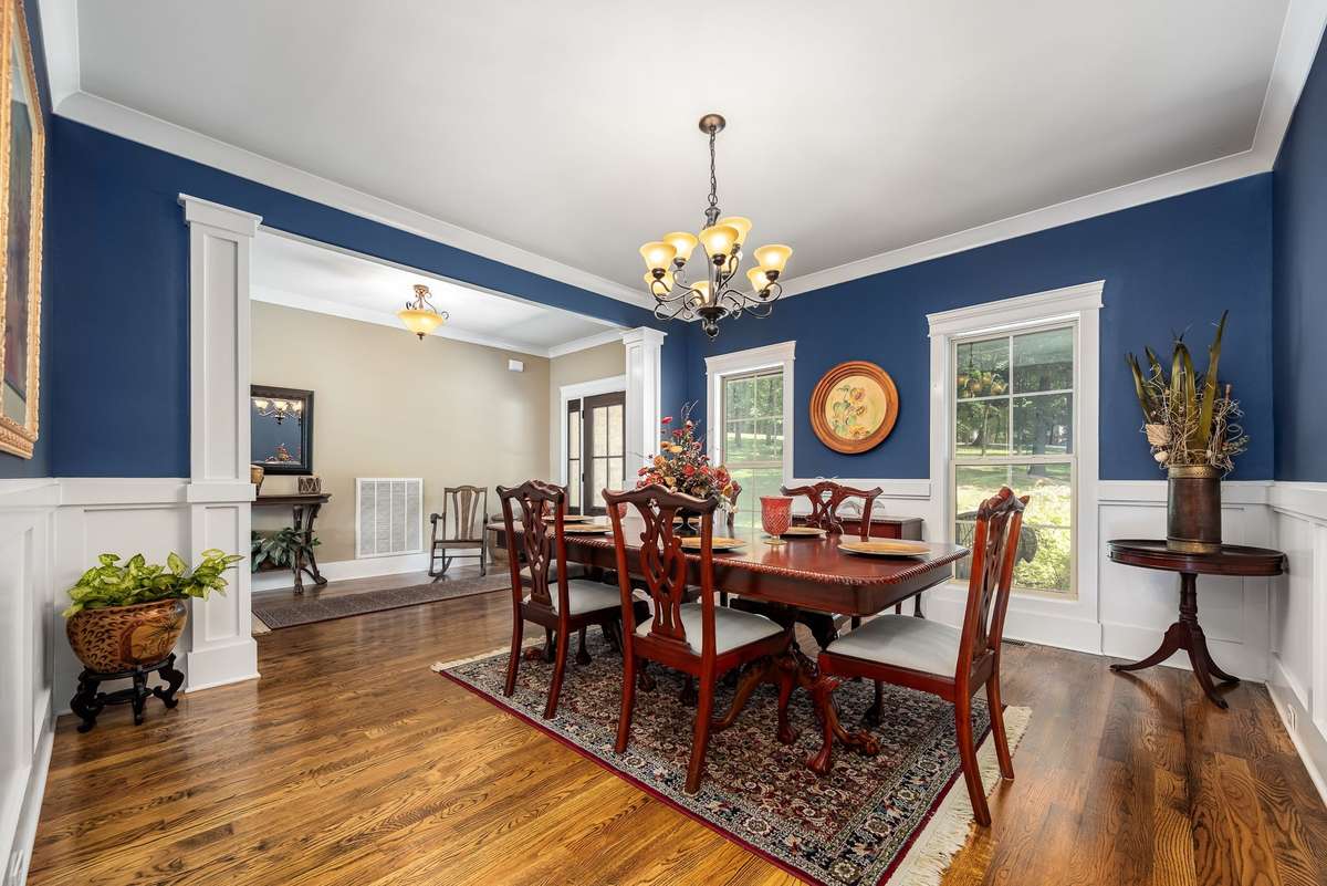 A beautiful formal dining room for all your entertaining needs.