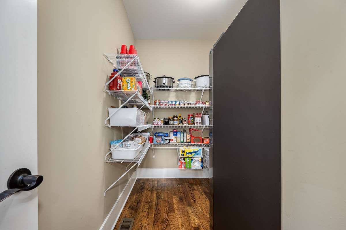 A kitchen pantry large enough to house a 2nd full size refrigerator? Yes, please!