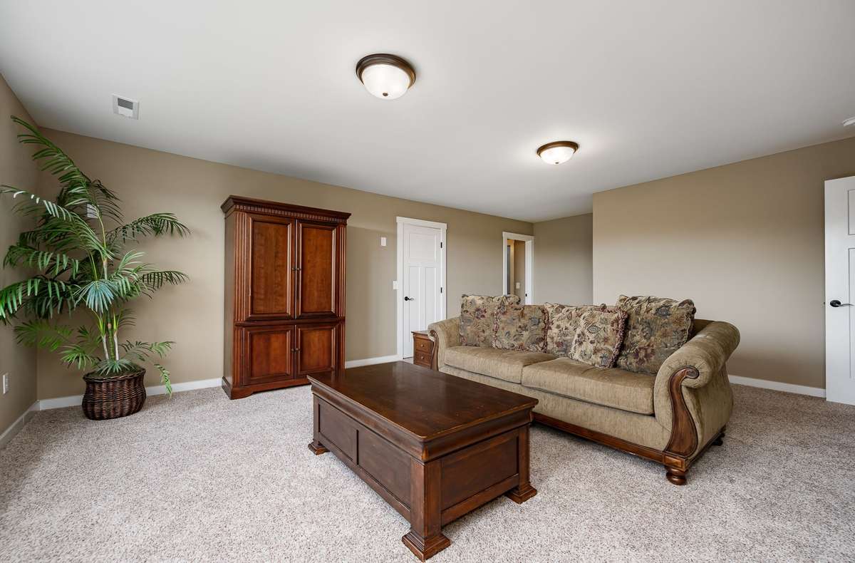 Upstairs bonus room.