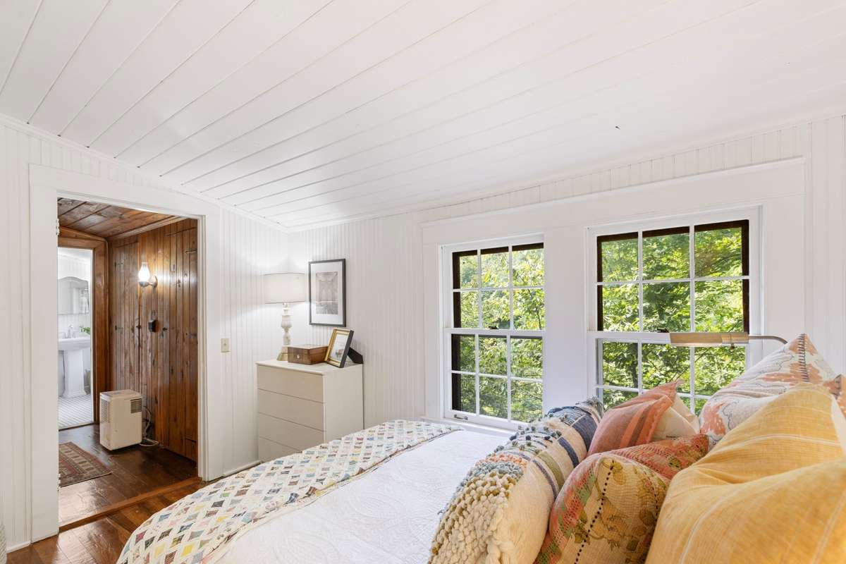 The window views from this bedroom are spectacular.