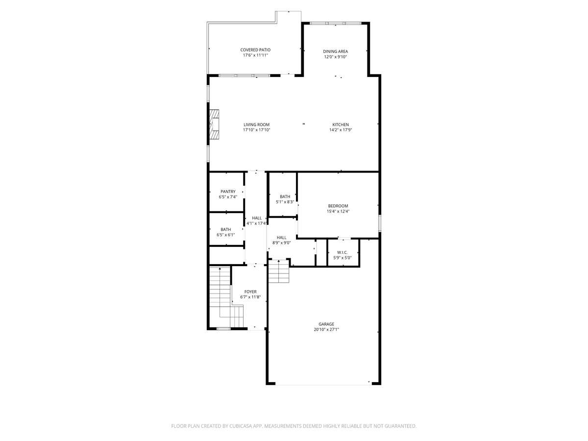 Main level floorplan