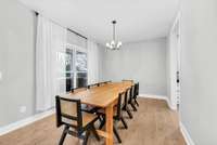 Main view of dining area