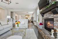 Enjoy cozying up by the fire on a cold winters night. 549 Montrose Dr. Mt. Juliet, TN 37122