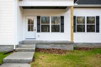 COVERED Front Porch + Concrete Sidewalk