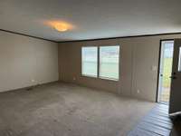 Living Room- carpet, crown molding
