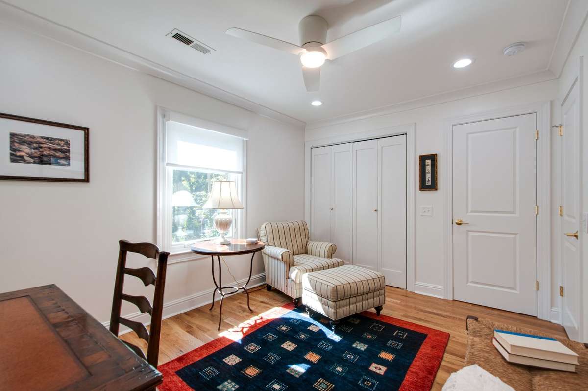 Another view of bedroom 2 that is currently used as an office/sitting room.