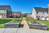 Walking trails and sidewalks surround and go throughout the entire community.