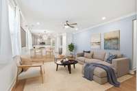 This photos is virtually staged