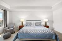 Large enough for a king bed if desired.