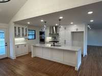 Kitchen with walk in pantry