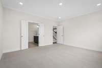 Spacious Primary bedroom. Actual Photo of Home