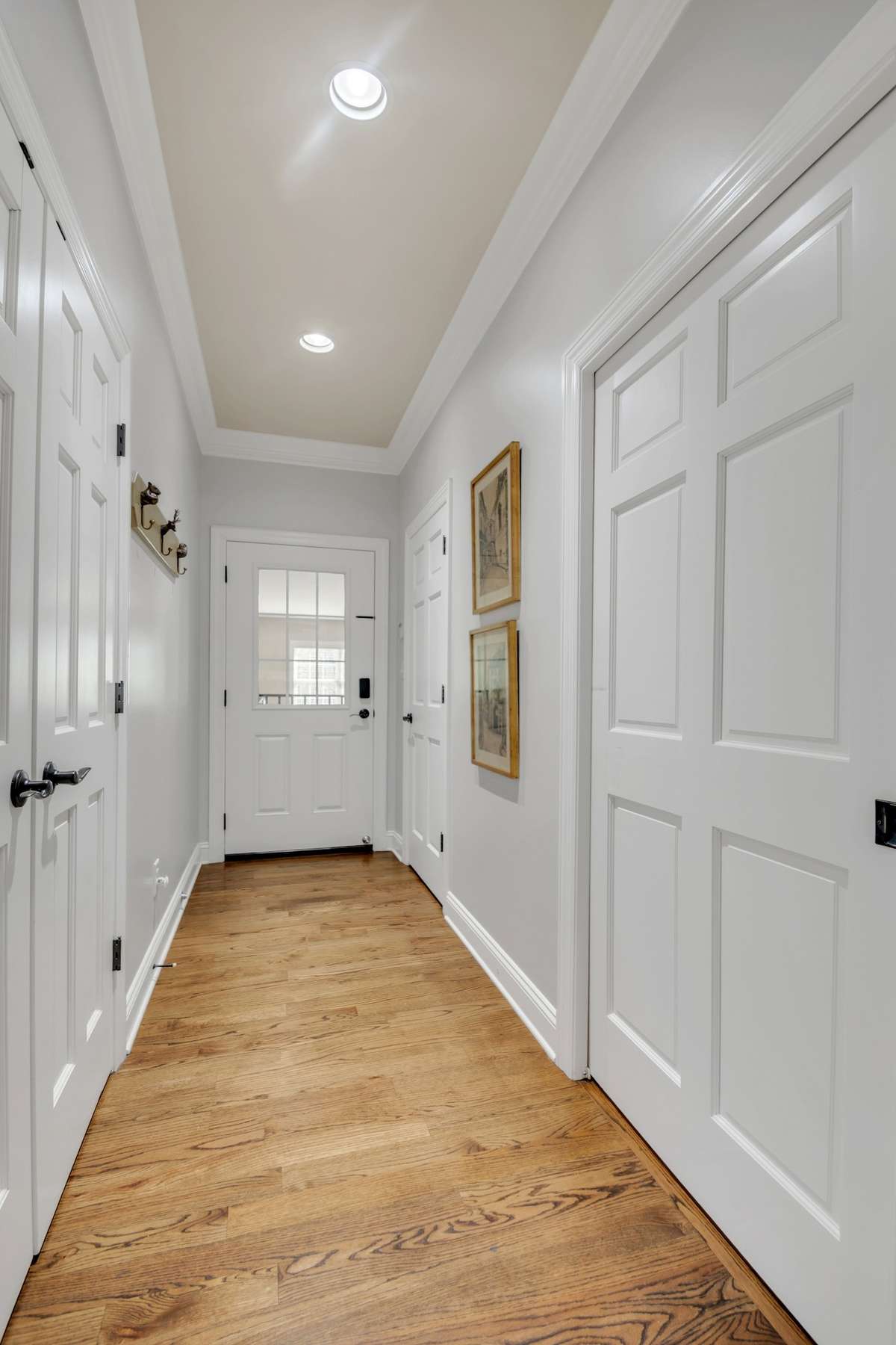 hallway to garage and laundry