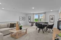 Photo of one of our Model homes. Keep scrolling to see pictures of the actual home