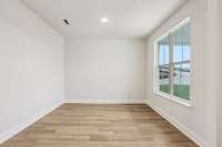 Located at the front of the home is a flex space, perfect for those needing a dedicated home office or are looking to have a formal dining room to host dinner parties.