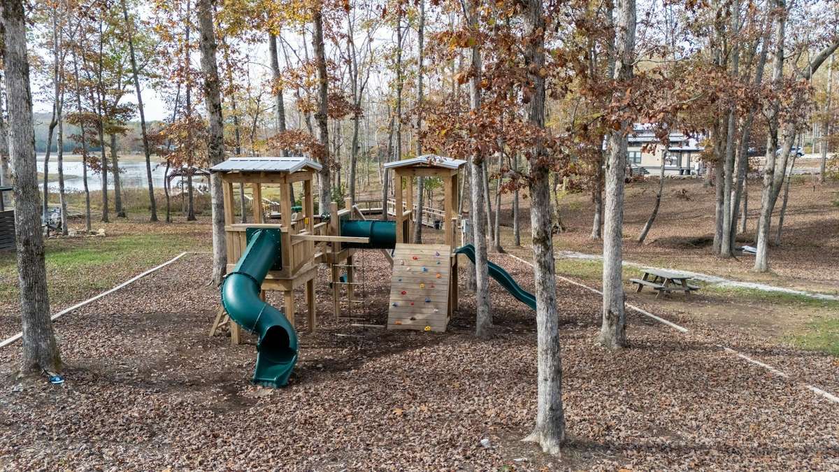 The amenities include a large playground