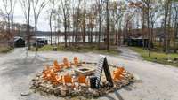 The Retreat at Water's Edge has lovely amenities including several communal fire pits