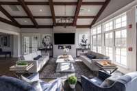 Watch a game or a show and enjoy some time in the Falls Grove Community clubhouse