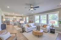 This is a Model Home picture of the Winston.