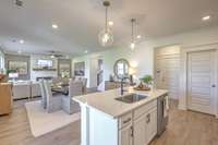 This is a Model Home picture of the Winston.