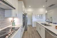 This photo is of a decorated Stanford Model Home.