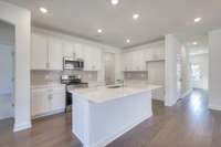 This photo is a sample of the Sutherland floorplan.  Options and exterior will vary depending on customer selections and preferences.