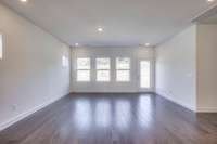 This photo is a sample of the Sutherland floorplan.  Options and exterior will vary depending on customer selections and preferences.