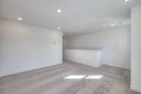 This photo is a sample of the Sutherland floorplan.  Options and exterior will vary depending on customer selections and preferences.