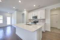 This photo is a sample of the Sutherland floorplan.  Options and exterior will vary depending on customer selections and preferences.