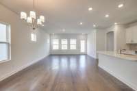 This photo is a sample of the Sutherland floorplan.  Options and exterior will vary depending on customer selections and preferences.