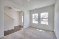 This photo is a sample of the Sutherland floorplan.  Options and exterior will vary depending on customer selections and preferences.