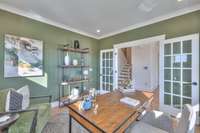 This photo is of a decorated Colburn Model Home.