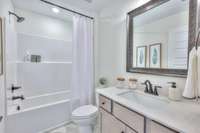 This photo is of a decorated Colburn Model Home.