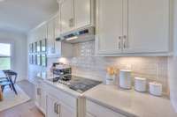 This photo is of a decorated Colburn Model Home.