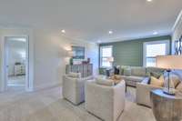 This photo is of a decorated Colburn Model Home.