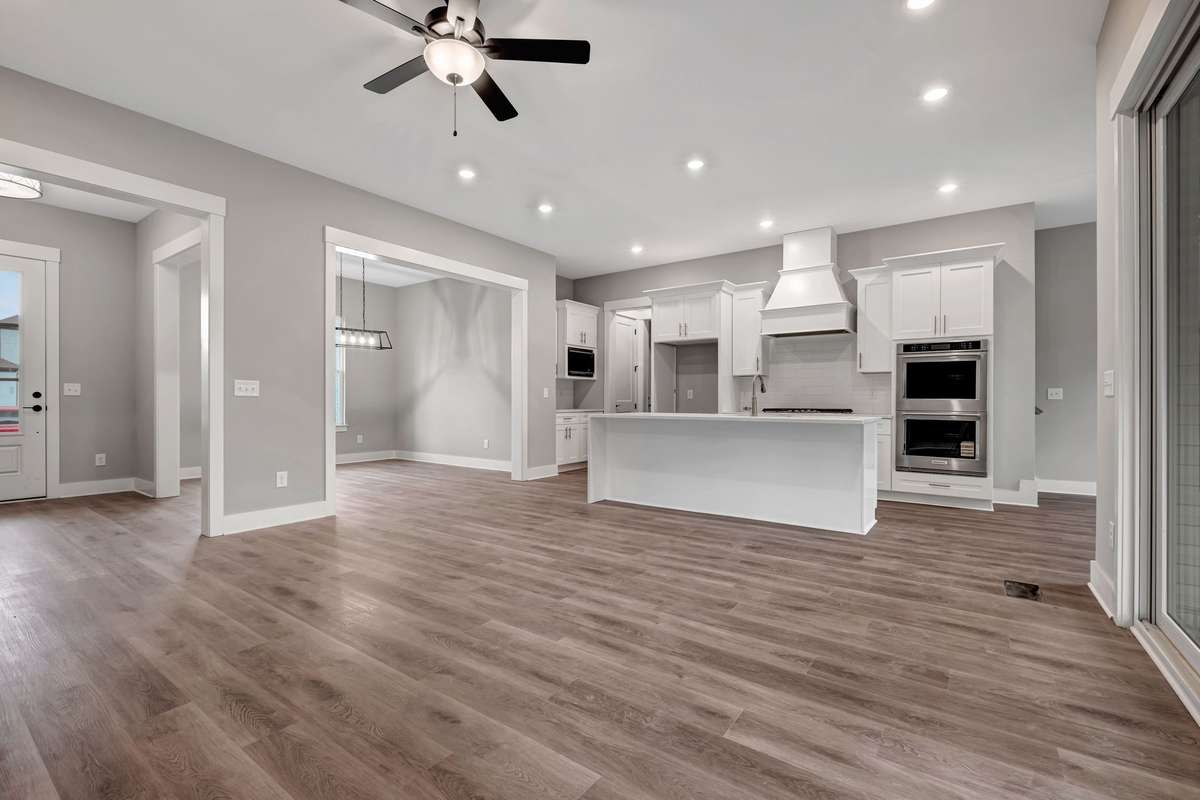 Example of the builder's work on other homes in Saddle Ridge and of the design features and finishes available.