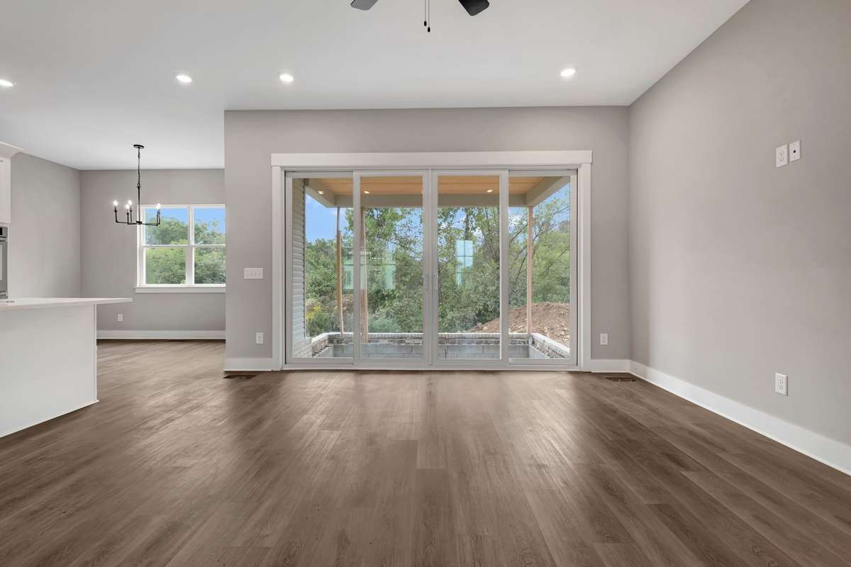 Example of the builder's work on other homes in Saddle Ridge and of the design features and finishes available.