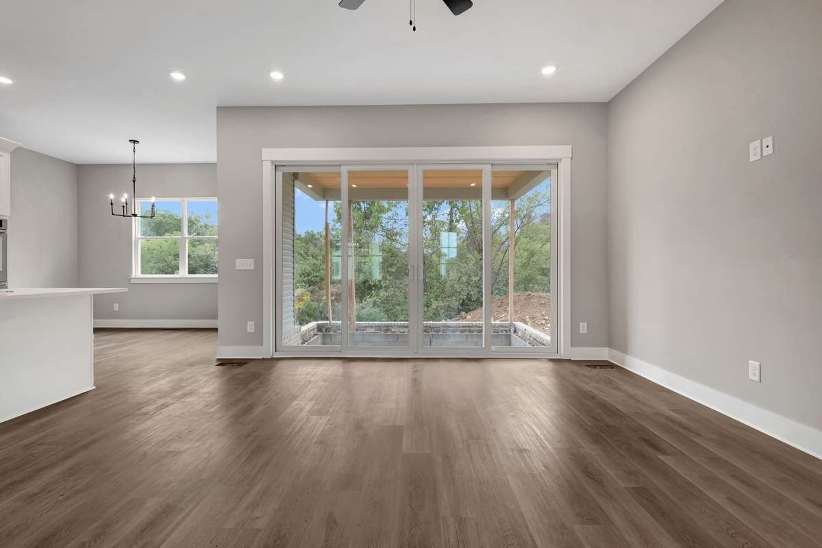 Example of the builder's work on other homes in Saddle Ridge and of the design features and finishes available.