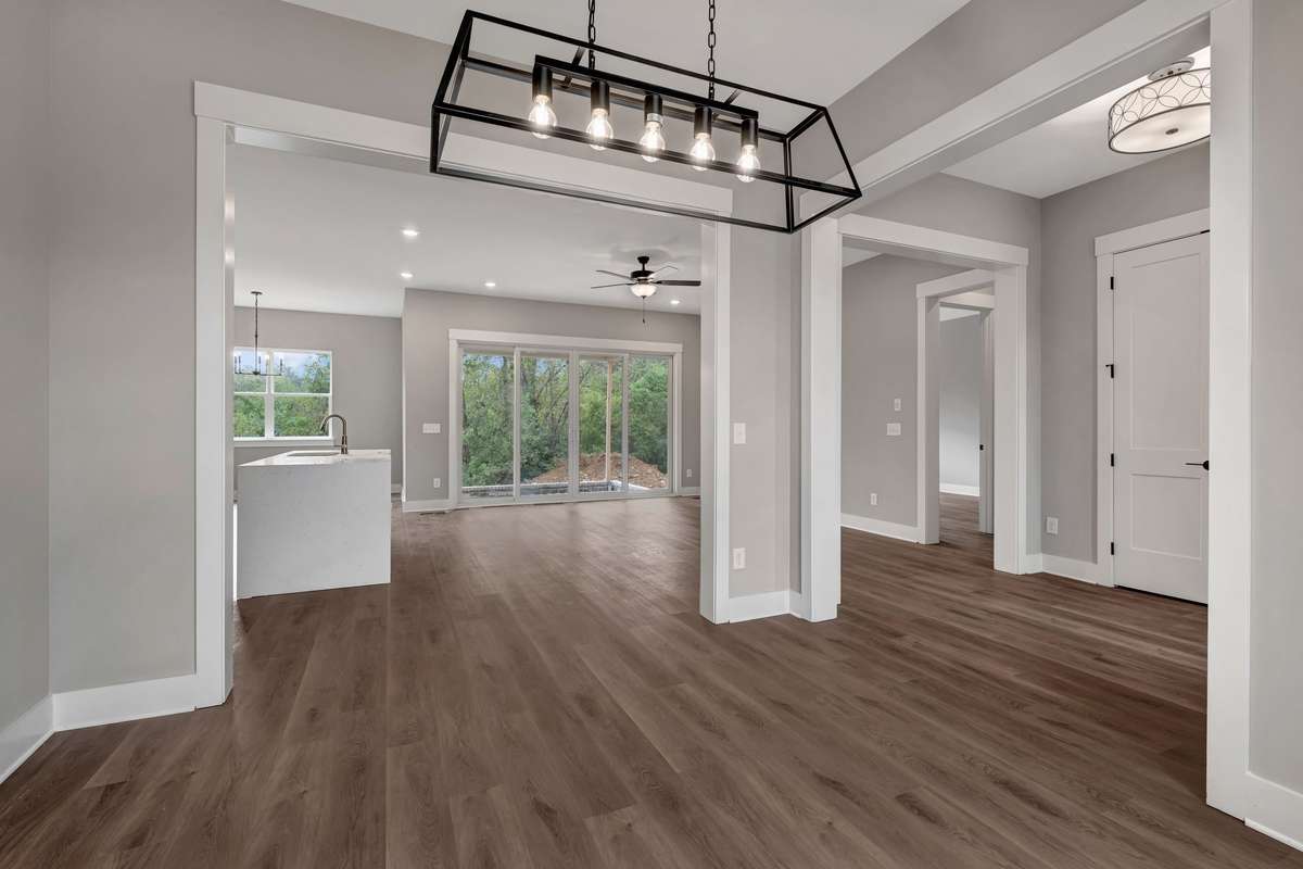 Example of the builder's work on other homes in Saddle Ridge and of the design features and finishes available.