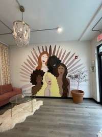 Interior of boutique