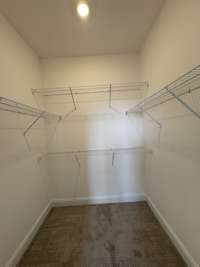 2 walk in closets for this master suite