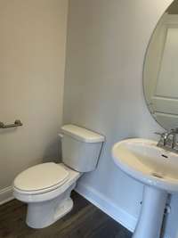 Half bath on basement level