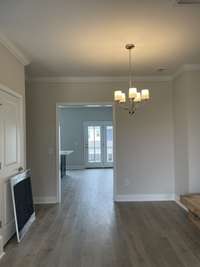 Dining Area, open to family room for open living concept