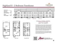 Layout of the newest Townhome Building