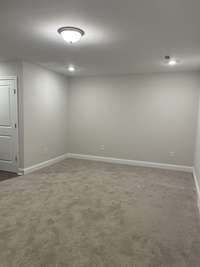 Flex space with 1/2 bath