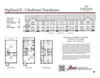Layout of the newest Townhome Building