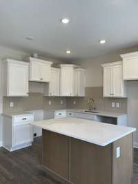 Kitchen will have 42" cabinets staggered with crown moulding.  SS appliances including stove, microwave and dishwasher.